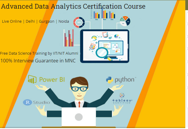 Data Analyst Course in Delhi, 110055. Certification for “Business Analyst Course” in Delhi NCR. [ 100% Job in MNC] “New Year Offer 2025”, Free Demo, Excel, SQL, Power BI, Tableau, Alteryx, Python Data Science and Spotifire, Analytics Training Center in Delhi NCR – SLA Consultants India
