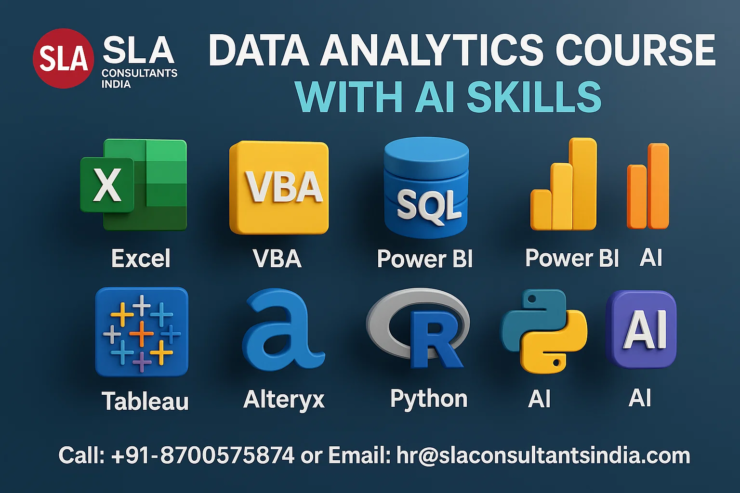 Best Data Analyst Course in Noida, Sector 105, Free Business Analytics with AI by SLA Consultants Noida, Update Skills for 2026 Jobs, “Best Institute in Noida”